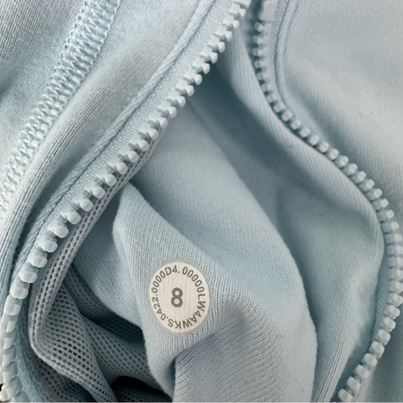 Lululemon Define Jacket Luon Powder Blue 8 Fitted Full Zip Yoga Athletic 2022 - Picture 8 of 14
